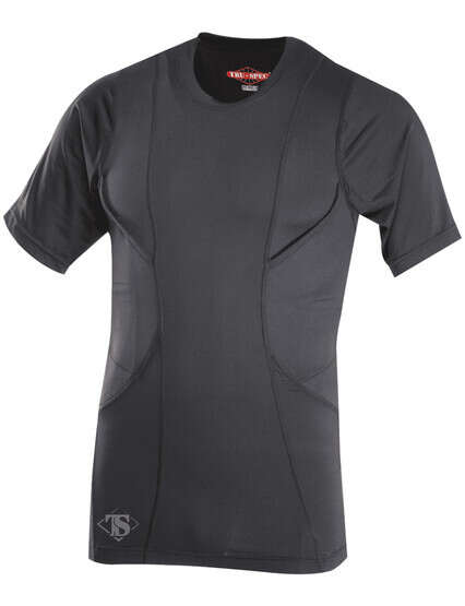 Tru-Spec Short Sleeve Concealed Holster Shirt in black